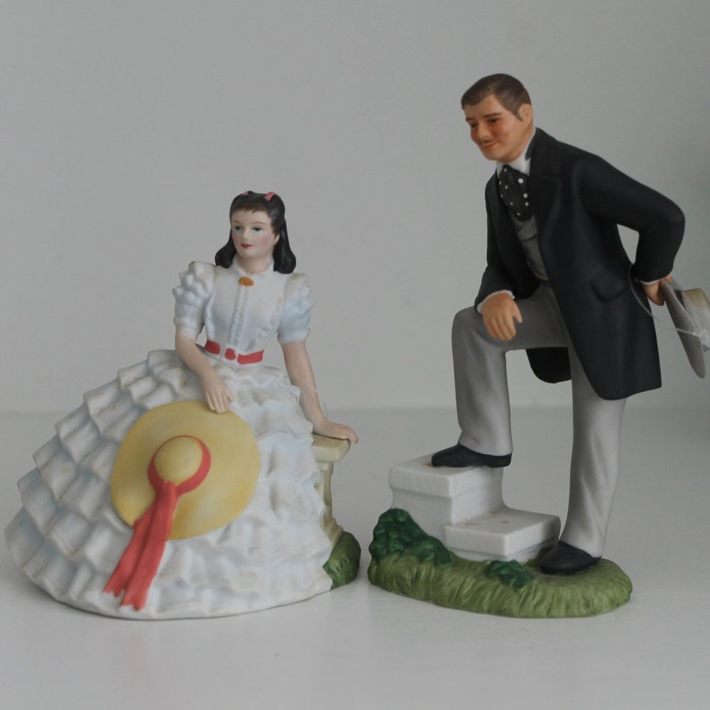 Scarlett O’Hara and Rhett Butler from GONE WITH THE WIND figurines - Picture 2 of 14